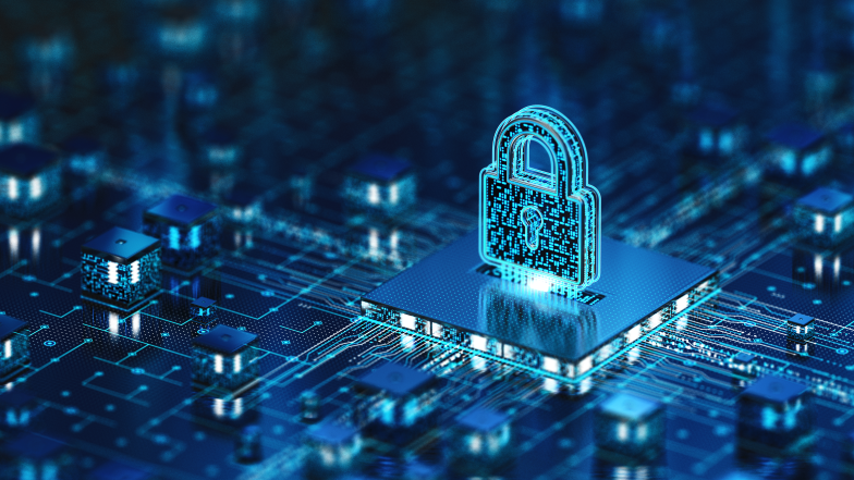 holographic lock above chip and storage infrastructure