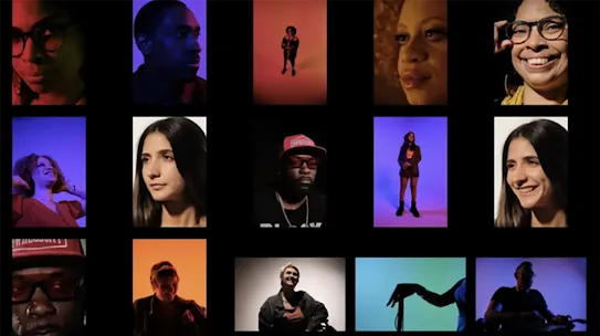 A 3 by 5 grid featuring portraits of people from diverse backgrounds