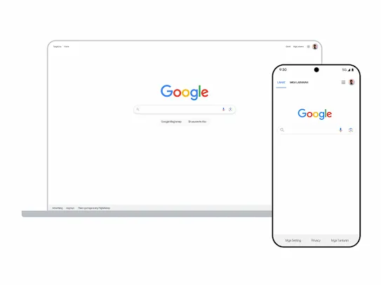 Paghahanap sa Google sa iba't ibang desktop at mobile device