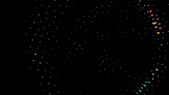 A graphic representing AI models sits against a black background.