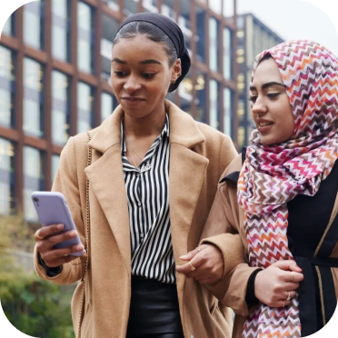 Image of two friends